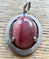 520T. From HUF 1! Antique silver (4.8 g) pendant with an iridescent natural red stone!