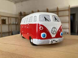 On the Move Volkswagen T1 hippibusz porcelán persely