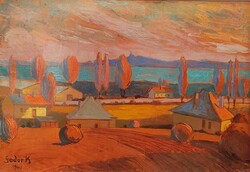 Kálmán Gódor (1911-1991): Balaton landscape
