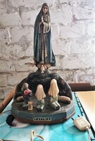 Fatimai Mária emléktárgy, zenélő lámpa, szobor