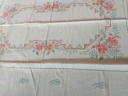 Pre-dyed, pre-printed, embroiderable 170 x 140 cm cross stitch tablecloth