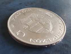 Gyönyörű ezüst 5 Forint 1947.