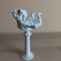 Ritka gyűjtői  Kligl Sándor Hollóházi Putto, angyal figura