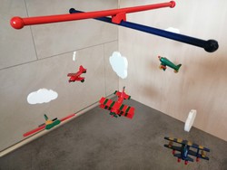 Children's room decoration, airplane rotating