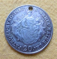 Silver 20 krajcár Ferdinand 1845 t:2 3