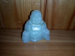 Jáde Buddha szerencsehozó talizmán jade faragás ábrázolás figura