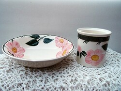 Willeroy&boch plate and sugar bowl