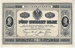 German Empire 500 mark 1876 REPLICA UNC
