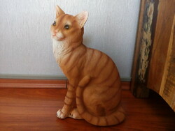 Cica, macska szobor, nagy méretű