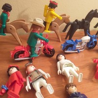 Playmobil -geobra figurák-lovak -stb