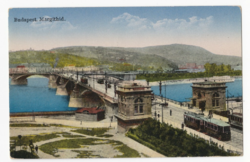 Budapest Margaret Bridge replica postcard