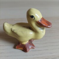 Rare collector's cloth Judit ceramic duck figure