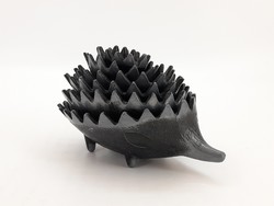 Walter bosse style hedgehog ashtray set