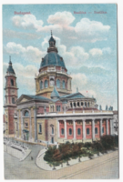 Budapest basilica replica postcard