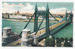 Budapest Elizabeth Bridge replica postcard