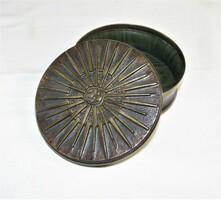 Kopcsányi otto bronze bonbonier - jewelry holder