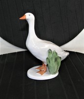 Goose Aquincum porcelain figure