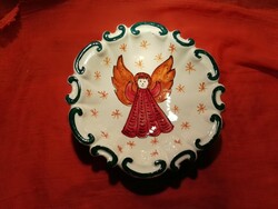 Angels small ceramic plate, offering.