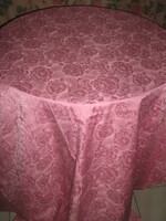 Beautiful vintage all rose damask tablecloth