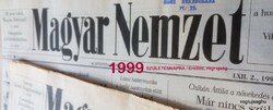 1999 január 9  /  Magyar Nemzet  /  Ssz.:  23230