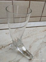 Crystal, glass boot glass, table decoration for sale!