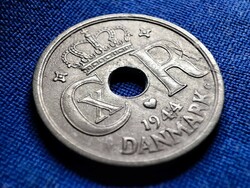 Dánia 25 öre, 1944 / X. Keresztély/ VG / #Dania #öre GYŰJTŐI DARAB!