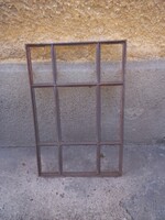 Antique wrought iron window