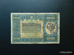 100,000 Crown 1923 rare banknote