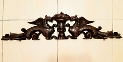 Wonderful antique carved dragon furniture ornament, carving