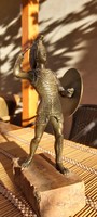 Bronze Spartan warrior 17 cm + marble base