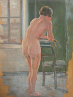 Sigfrid Neumann: nude by the window