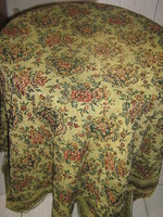 Beautiful vintage machine tapestry woven bedspread