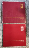 The history of the Hungarian wagon and machine factory, volumes 1-2. 1896-1945, 1946-1972.