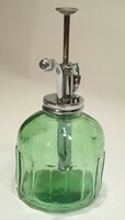Art Deco parfümös, légrfissítős üveg (működő)