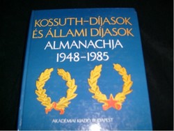 KOSSUTH PRIZE WINNERS AND STATE AWARD WINNERS ALMANAC RARITY 1948-1985 PERFECT CONDITION 690 PAGES GIFTABLE