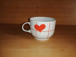 Alföldi porcelán szívecskés csésze (z-1)