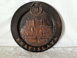 Beautiful crafted wall plate from Bratislava