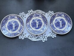 Myott Cambridge Old England scenic blue decorative plate