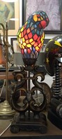 Ritka Papagáj Tiffany Asztali Lámpa