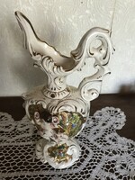 CAPODIMONTE “BERNINI” díszkancsó, váza 30cm