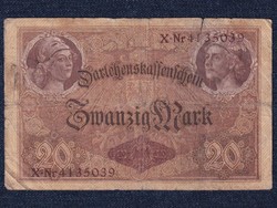 Németország Második Birodalom (1871-1918) 20 Márka bankjegy 1914 (id51621)