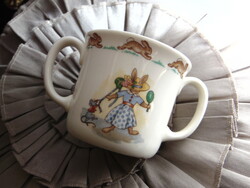 Baby mug with bunny pattern - royal doulton