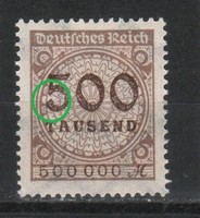 Tévnyomatok, érdekességek  1306 (Reich) Mi 313 A P HT    3,00 Euró  postatiszta