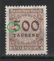 Tévnyomatok, érdekességek  1305 (Reich) Mi 313 A P HT    3,00 Euró  postatiszta