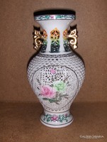 Chinese porcelain openwork pattern vase 20 cm (8 / d)
