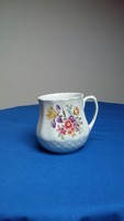 Old floral drasche porcelain belly mug