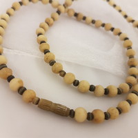 Old bone string of beads