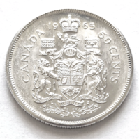Kanada 50 cent 1965
