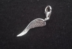 Original thomas sabo marked silver angel wing pendant charm