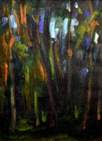 János P. Bak (1913 - 1981) autumn forest colors!